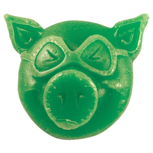 Pig Wax Pig Head Green
