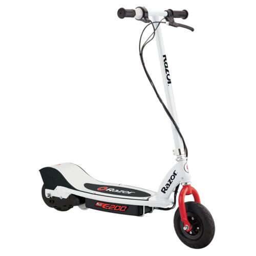 Razor Electric E200 White Red