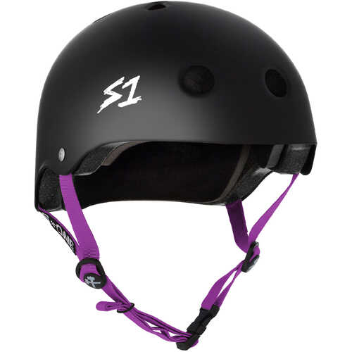 S-One Lifer Helmet Black Matte/Bats Minna Stress