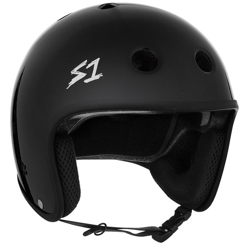 S-One Helmet Retro Lifer (XS) Black Gloss 