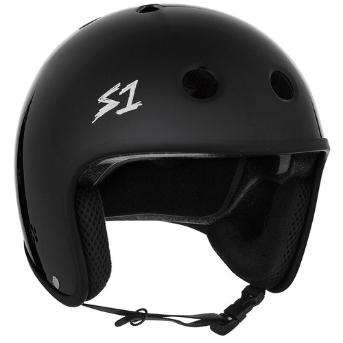 S-One Helmet Retro Lifer (S) Black Gloss