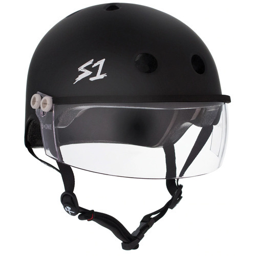 S-One Helmet Lifer Visor (XS) Black Matte 