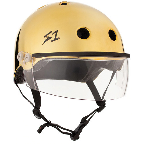 S-One Helmet Lifer Visor (S) Gold Mirror