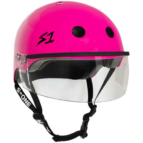 S-One Helmet Lifer Visor Hot Pink Gloss