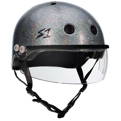 S-One Helmet Lifer Visor (XS) Silver Glitter