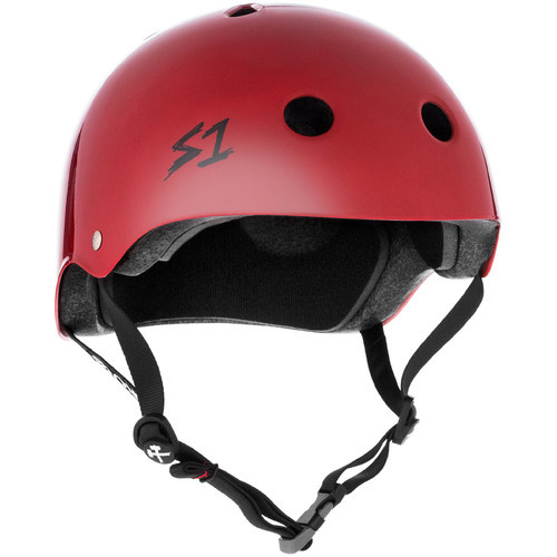 S-One Helmet Mega Lifer (M) Blood Red Gloss