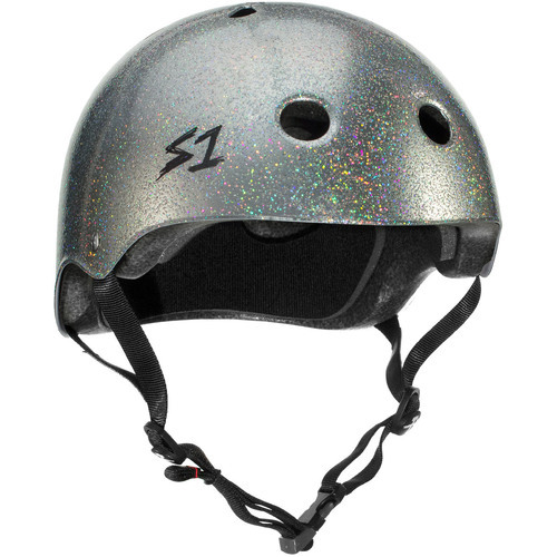 S-One Helmet Mega Lifer (L) Silver Glitter
