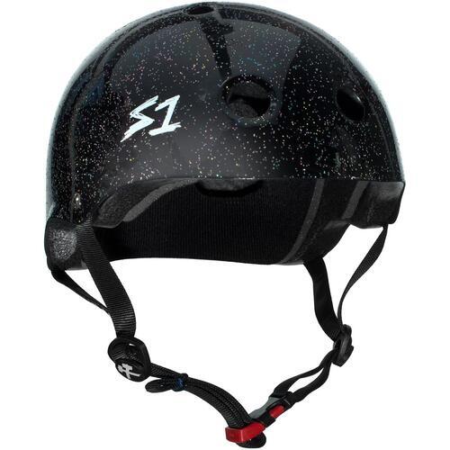 S-One Helmet Mini Lifer (M) Black Gloss Glitter