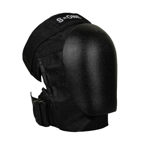 S-One Pro Knee Pads Youth Black Caps