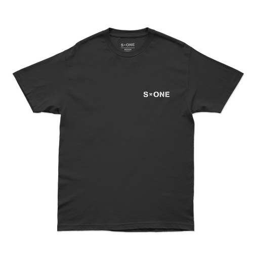 S-One Tee Pocket Logo Black