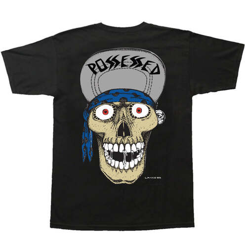 Suicidal Skates Tee Punk Skull Black/Silver Hat