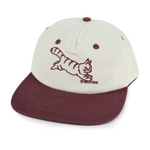 Theories Hat Conscious Kitty Snapback Wine/Stone