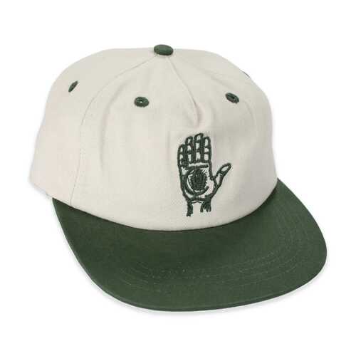 Theories Hat Hand Of Theories Short Brim Strapback Pearl/Green
