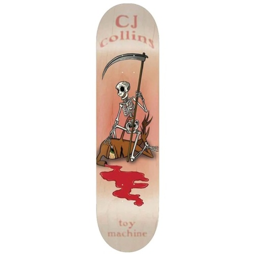 Toy Machine Deck 8.25 Reaper Skeleton CJ Collins
