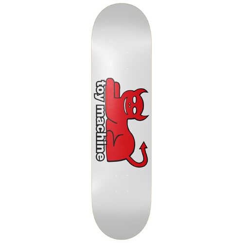 Toy Machine Deck Devil Cat White