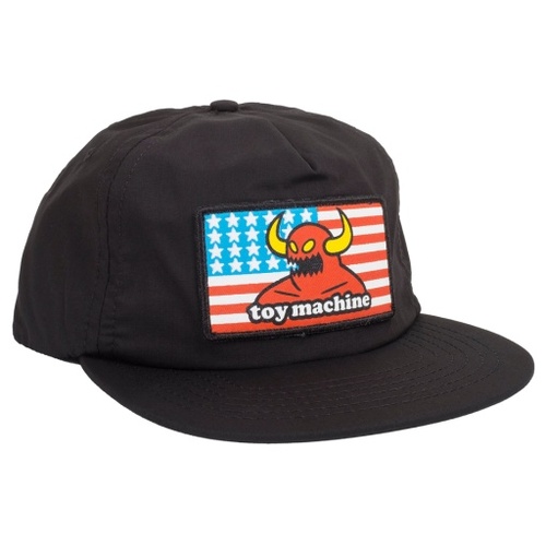 Toy Machine Hat American Monster Unst Cap Black