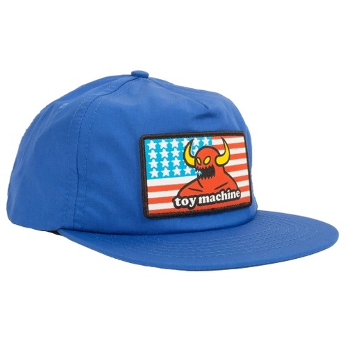 Toy Machine Hat American Monster Unst Cap Blue