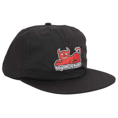 Toy Machine Hat Devil Cat Black