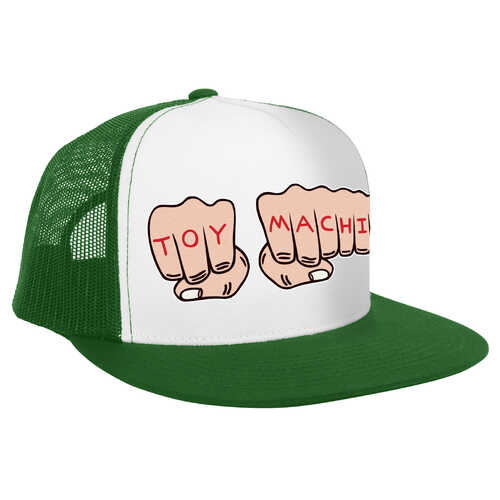 Toy Machine Hat Fists Mesh Green