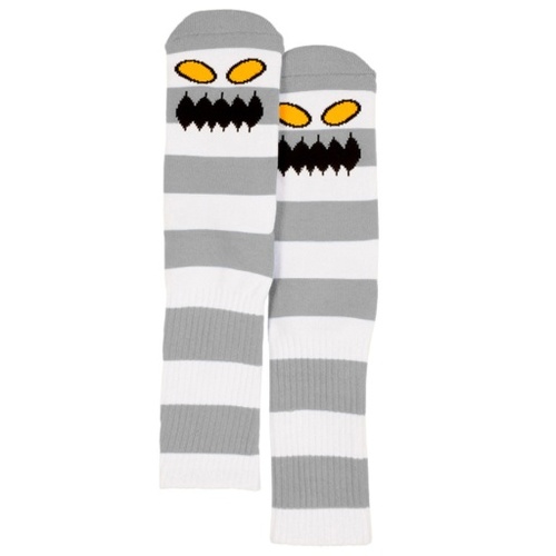 Toy Machine Socks Monster Big Stripe Sock Grey