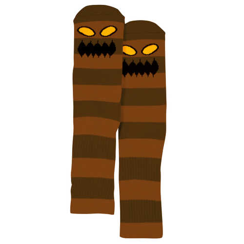 Toy Machine Socks Big Stripe Brown