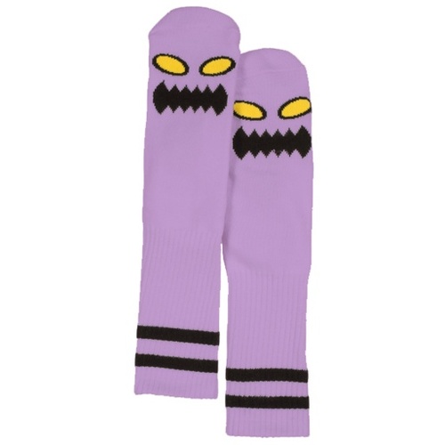 Toy Machine Socks Monster Face Sock Lavender