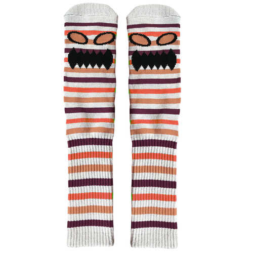 Toy Machine Socks Monster Face Ministrp Dusty Orange