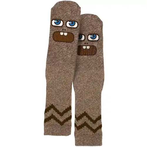 Toy Machine Socks Betard Fooser Heather Brown