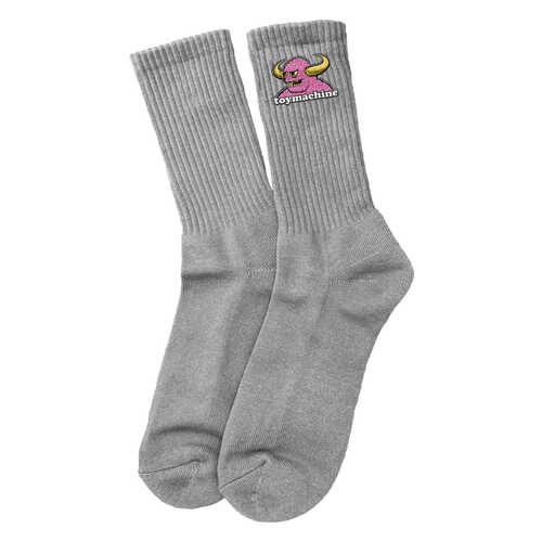 Toy Machine Socks Brain Monster Grey