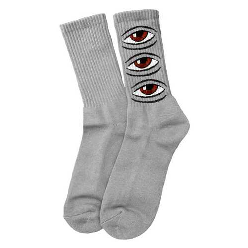 Toy Machine Socks Eye Stack Grey