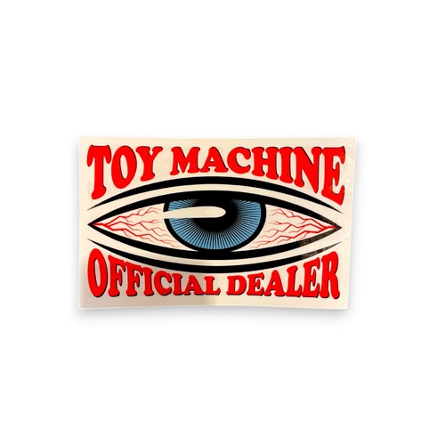 Toy Machine Sticker Official Dealer Single