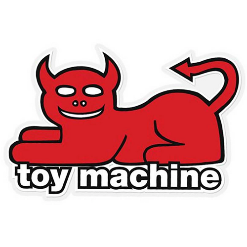 Toy Machine Sticker Devil Cat 