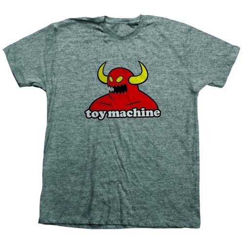 Toy Machine Tee Monster Tee Graphite