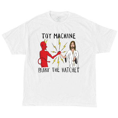 Toy Machine Tee Bury the Hatchet  White