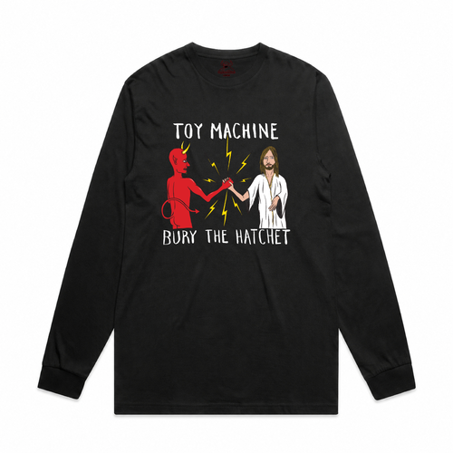 Toy Machine L/S Tee Bury the Hatchet Black