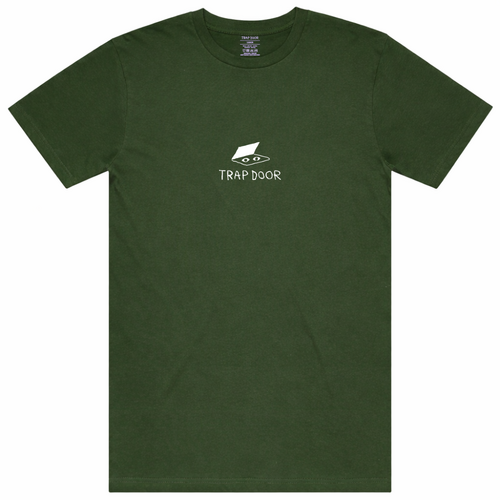 Trap Door Tee Logo Forest Green