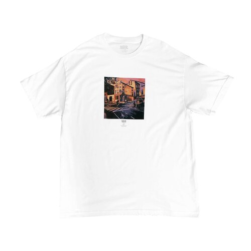 Traffic Tee (L) Driggs and Manhattan Ave White