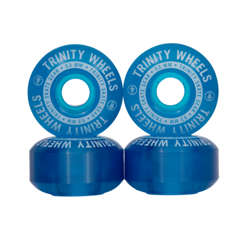 Trinity Wheels 53mm (100a) Clear Blue