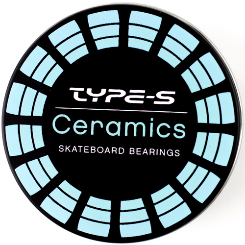 Type-S Bearings Ceramic with Cyan Steel Shields
