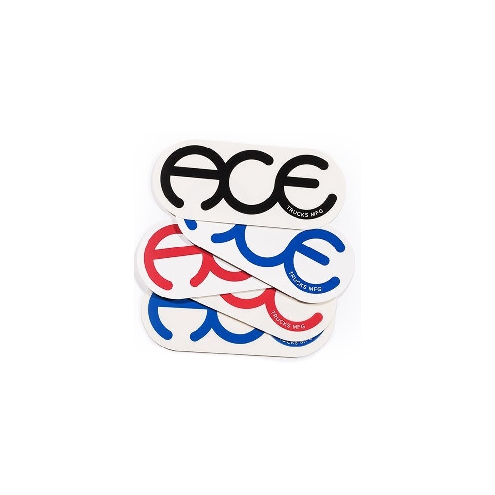 Ace Sticker 6" Rings Logo (5 Pack)