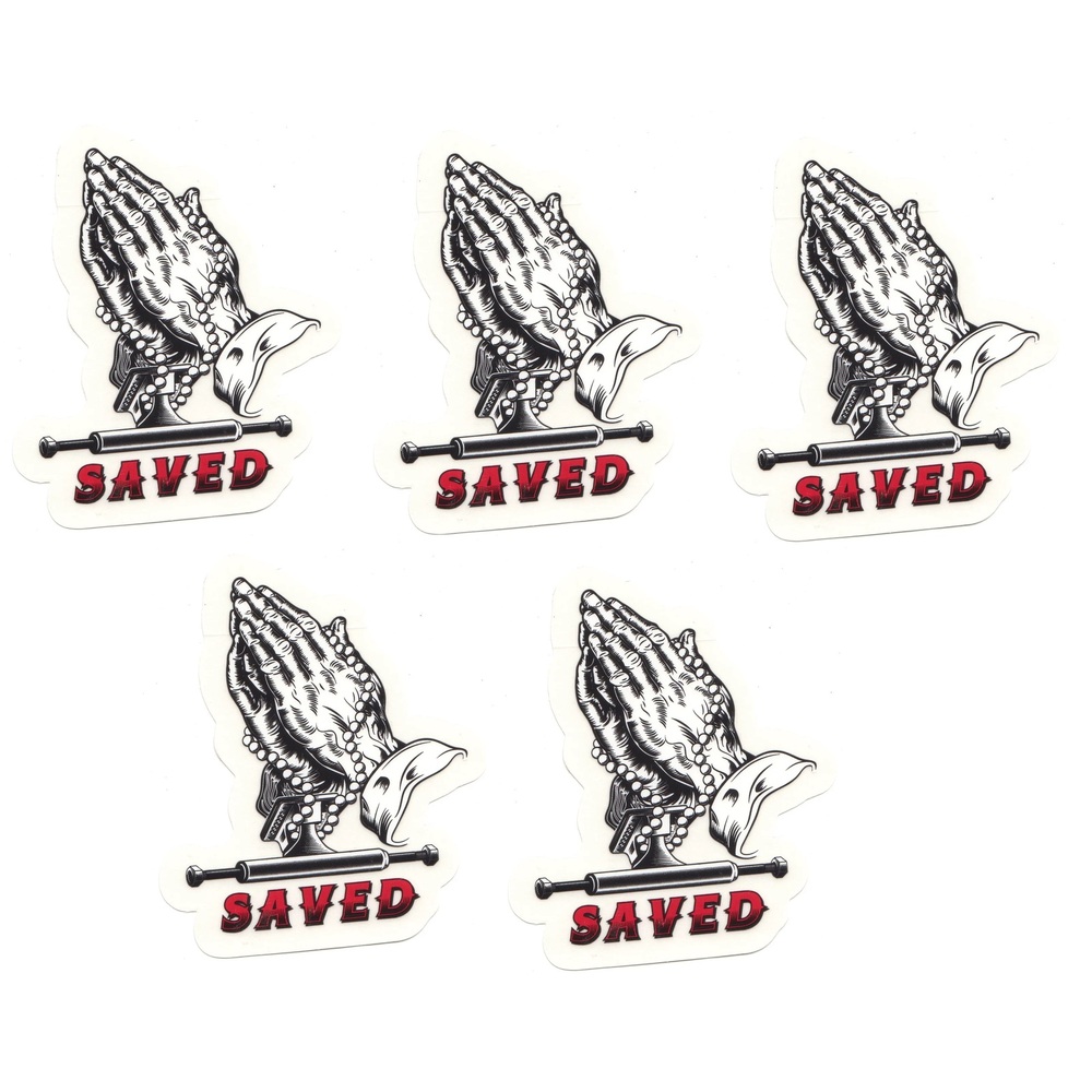 Ace Sticker 5 pack 3" Saved Hands
