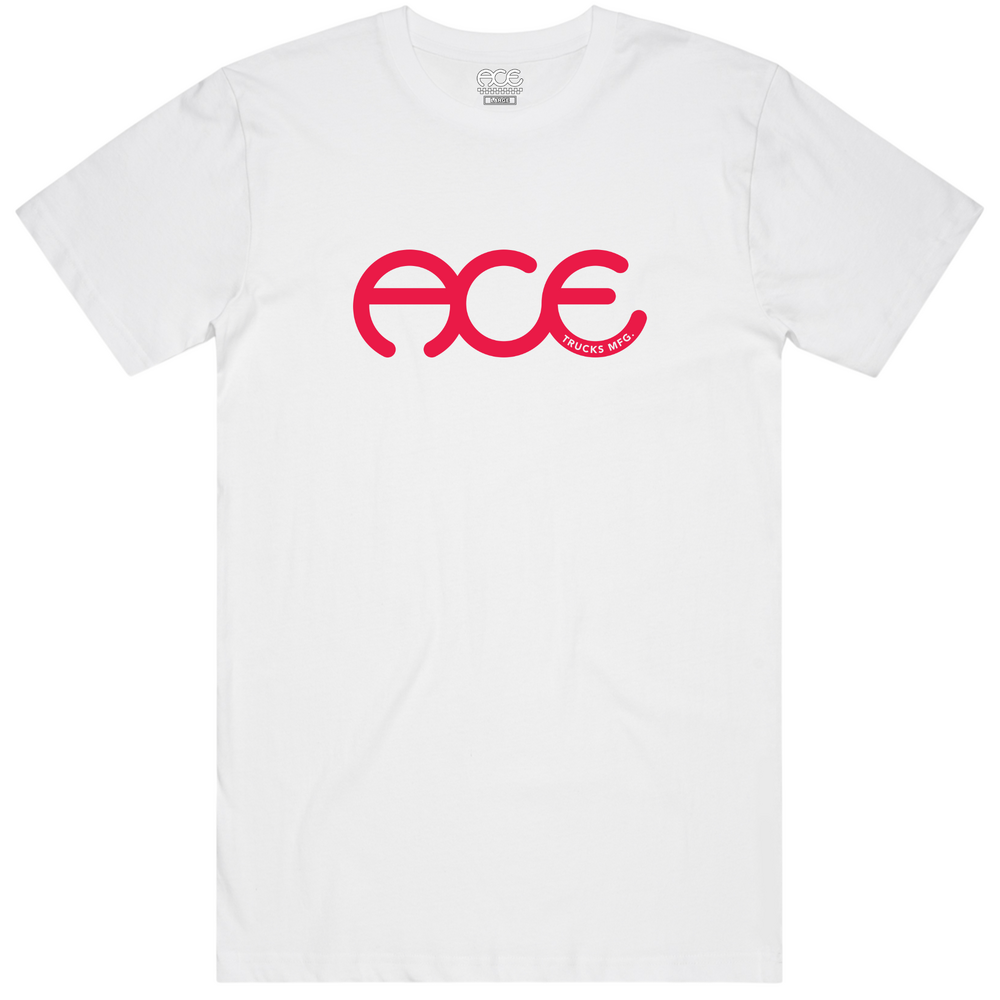 Ace Tee (S) Big Rings White