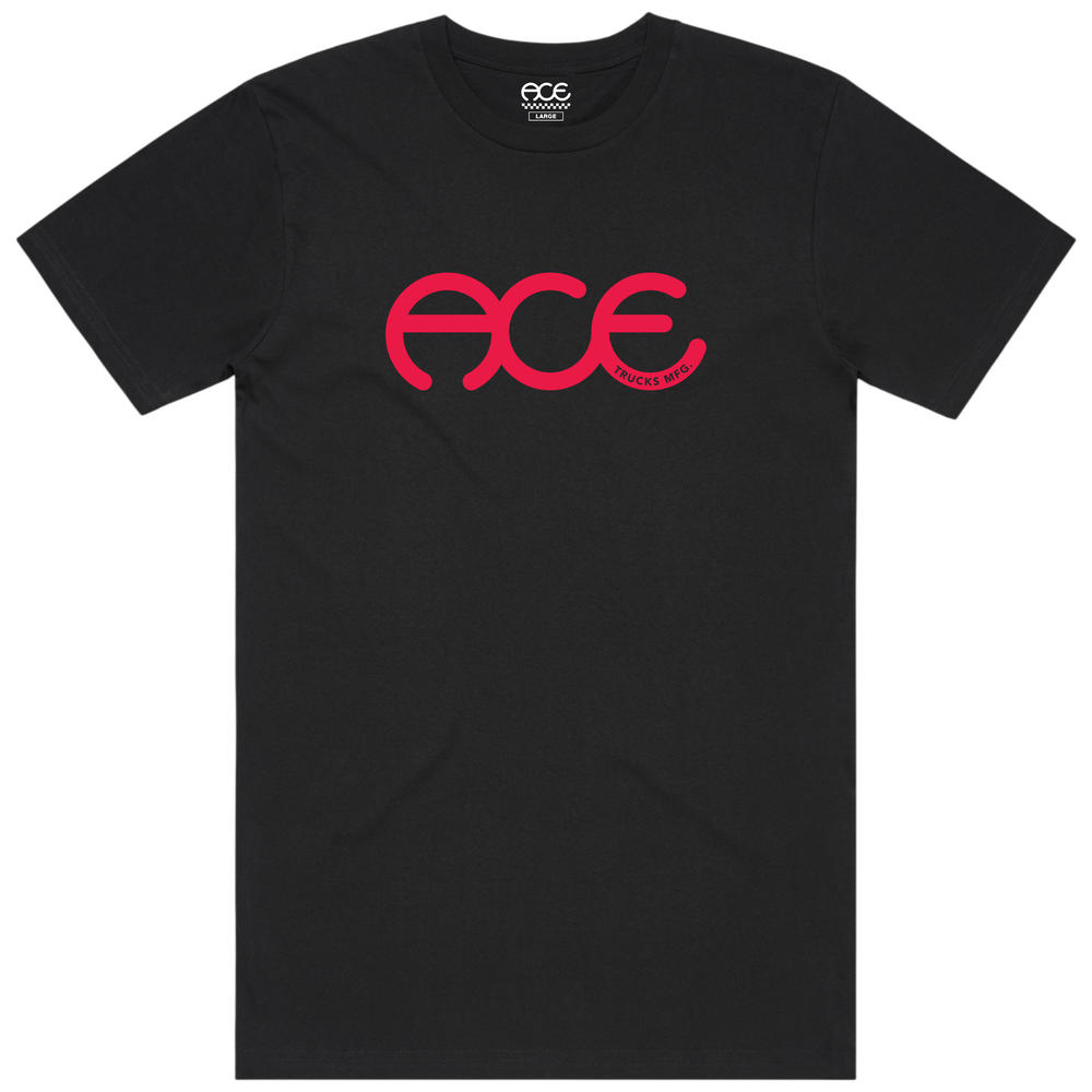 Ace Tee (S) Big Rings Black