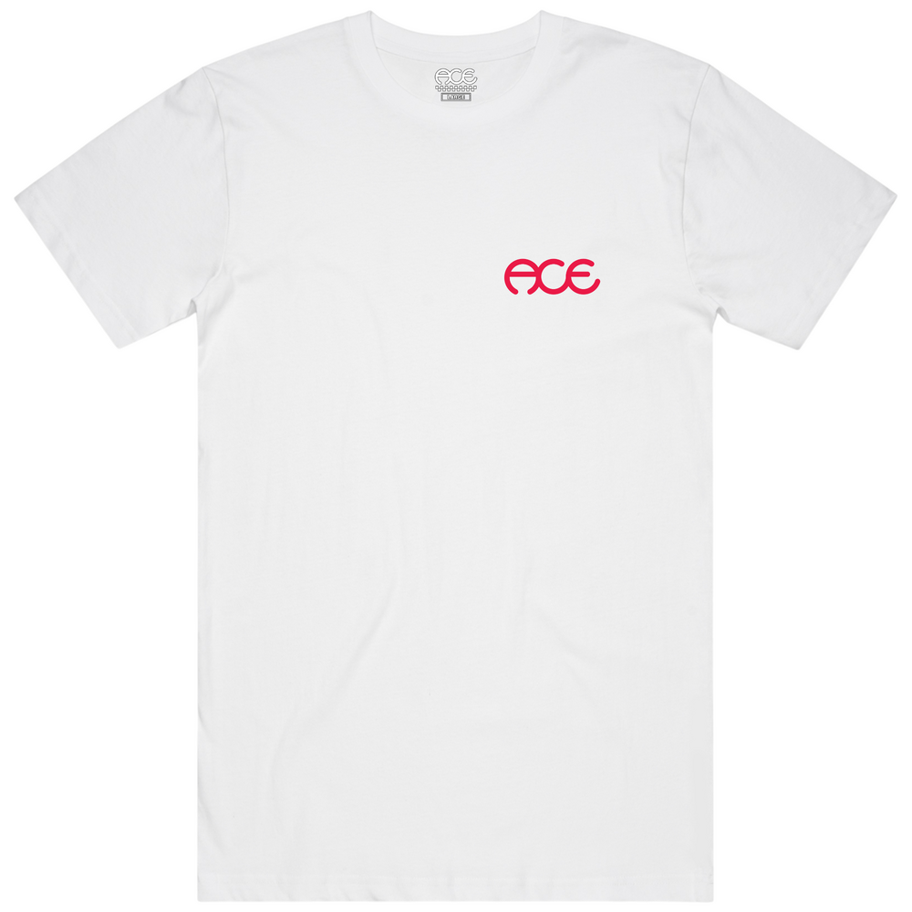 Ace Tee (S) Pocket Rings White