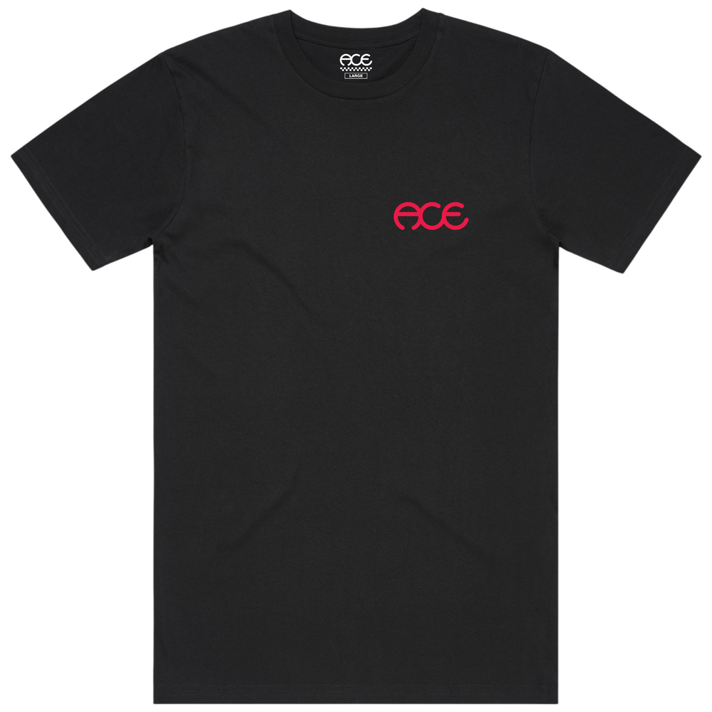 Ace Tee (S) Pocket Rings Black