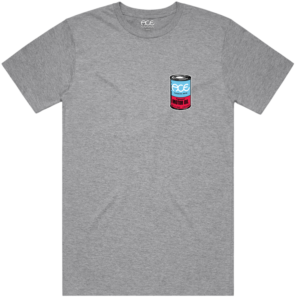 Ace Tee (S) Oil Spill Grey Marle