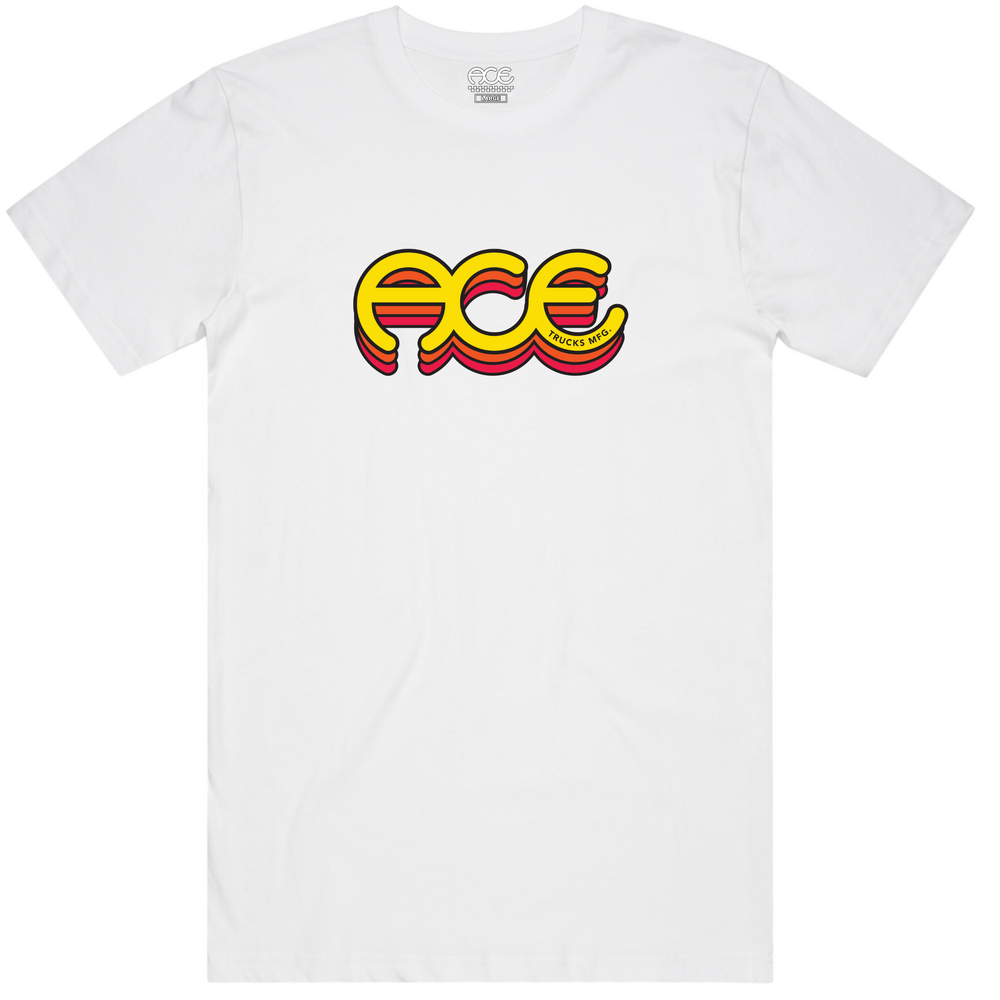 Ace Tee (S) Sunrise White
