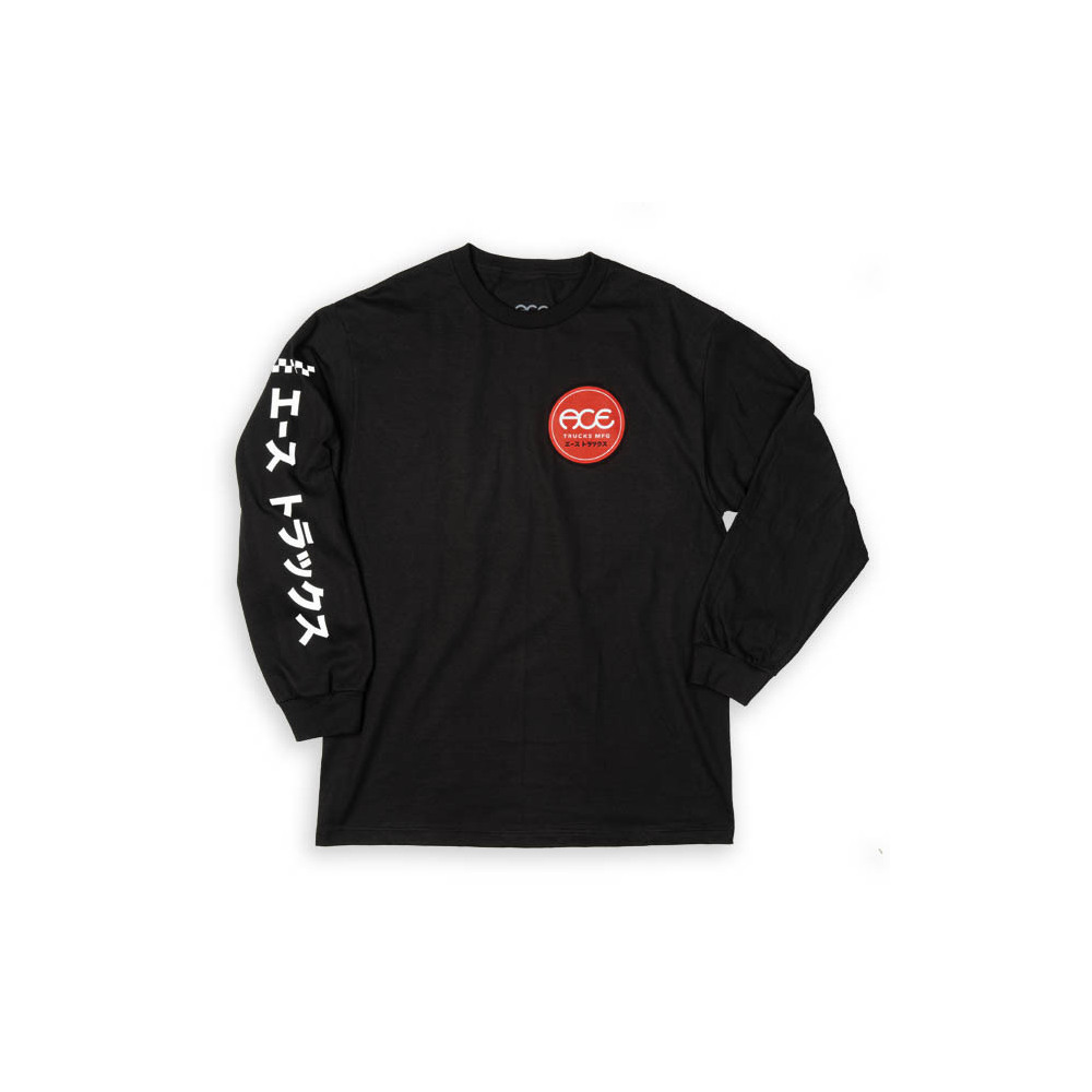 Ace LS Tee Katakana Black