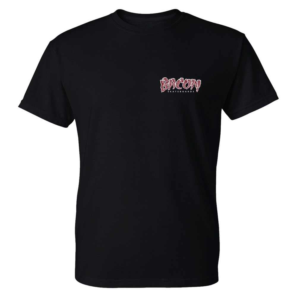 Bacon Tee Mini Logo Black