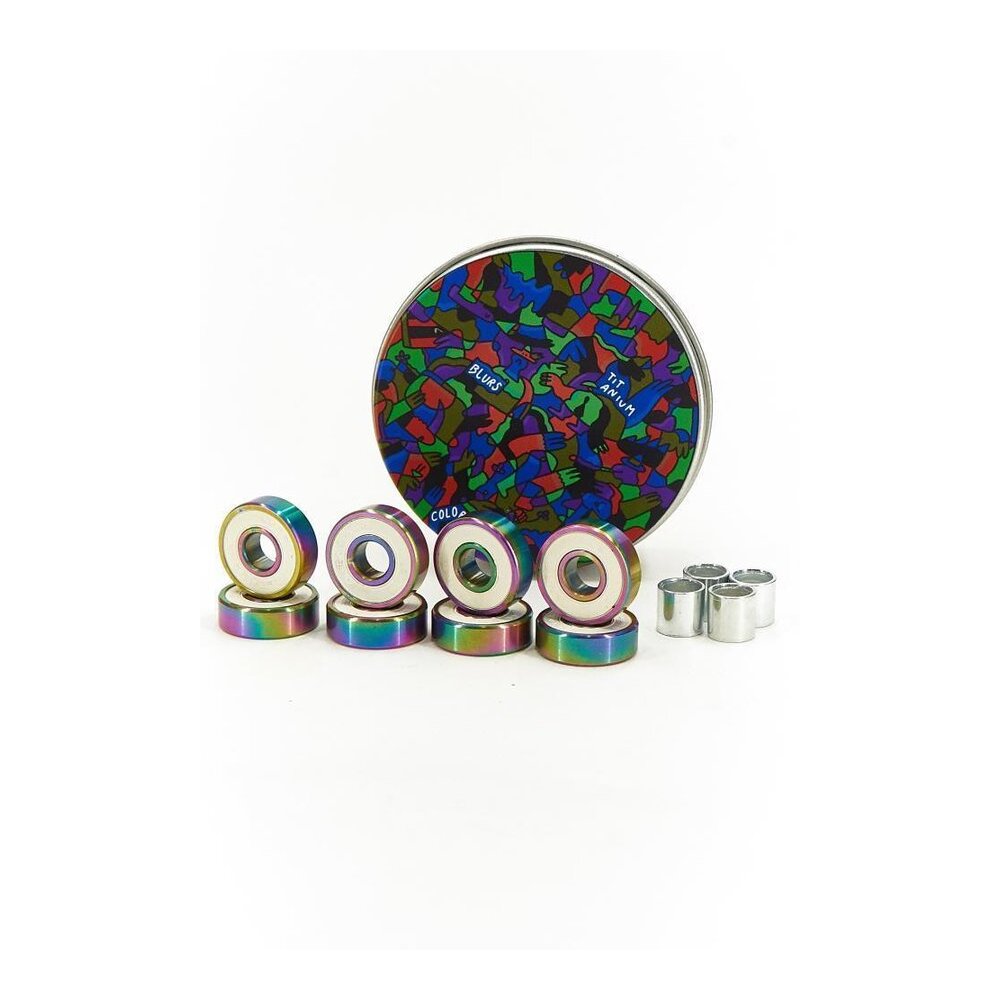 Blurs Bearings Titanium Colourful
